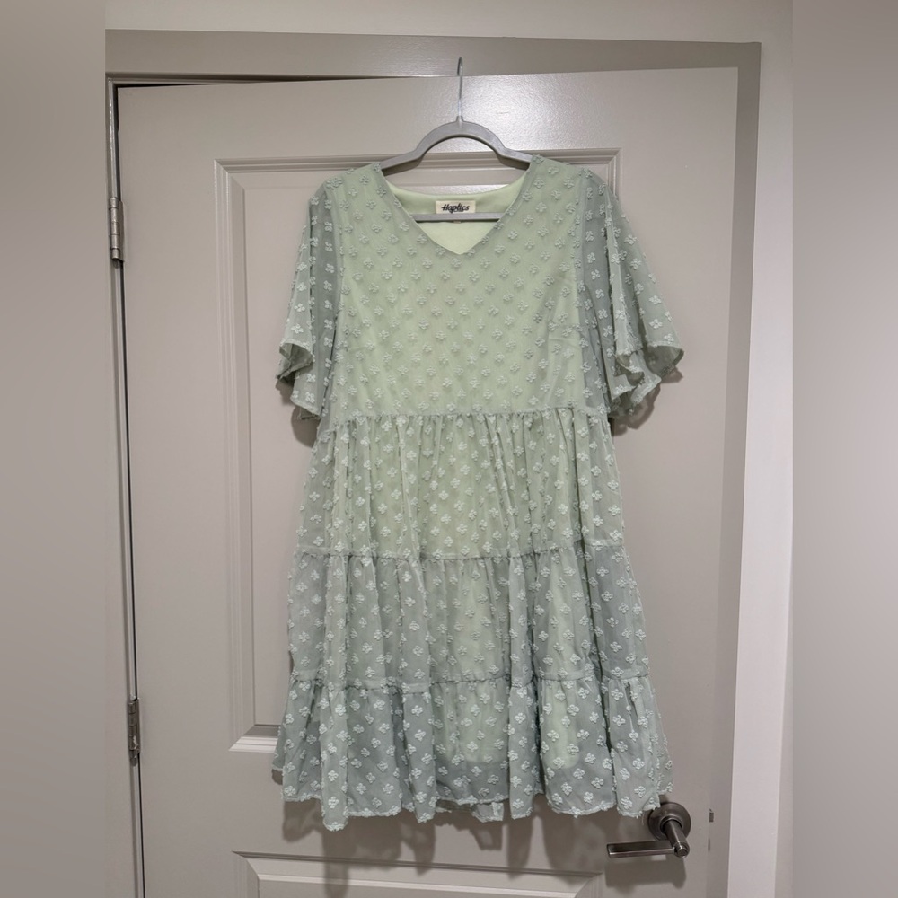 NWOT Sage Green Dress- M